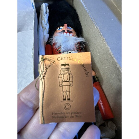 Holzkunst Christian Ulbricht Nutcracker With Box & little booklet - Picture 15 of 16